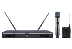 UR-260D UHF雙通道分集無線麥克風